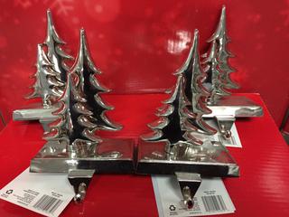 (4) Tree Stocking Holders.