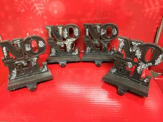 (4) Noel Stocking Holders.