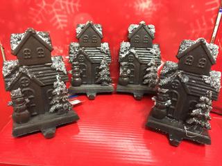 (4) House Stocking Holders.