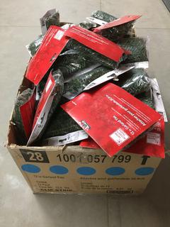 Quantity of 12" Garland Ties.