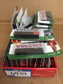 Quantity of Assorted Velcro Sticky Back Strips.