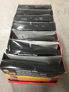 (7) 50pc Rapid Release Light Clips.