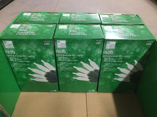 (6) 300 LED Faceted M5 Lights.