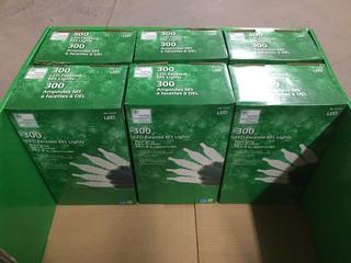(6) 300 LED Faceted M5 Lights.