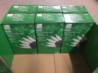 (6) 300 LED Faceted M5 Lights.