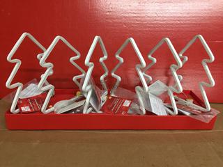 (6) 12-1/2" LED Neon Trees.