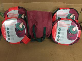 (5) 4pk Light Storage Reels With Storage Bag.