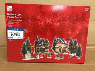 20pc LED Village Scene.