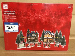 20pc LED Village Scene.