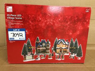20pc LED Village Scene.