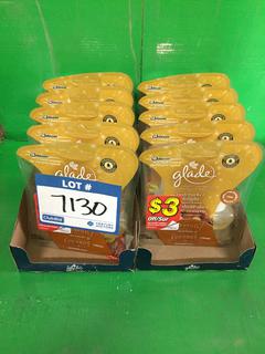 (10) 2pc Glade Nutcracker Delight Plug-In Scented Oil Refills.