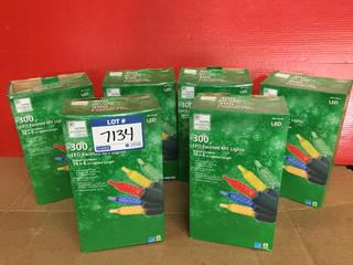 (6) 300 LED Faceted M5 Lights.