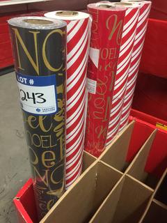 (5) Rolls of Heavy Weight Gift Wrap.