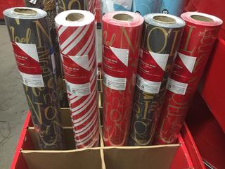 (5) Rolls of Heavy Weight Gift Wrap.