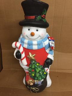 36" LED Snowman.