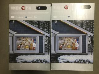 (2) Window FX Pro Holiday Video Decorating Kits.