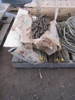 Quantity of Concrete Hex Head  Snap Ties 8 3/8" Long.