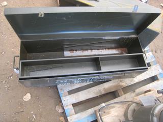 Metal Tool Chest  38"x12"x11".