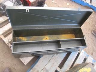 Metal Tool Chest  38"x12"x11".