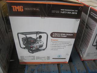 TMG 4" Semi Trash Water Pump. 7.5HP Gas Engine.