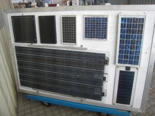 Solar Panel Display Carts.