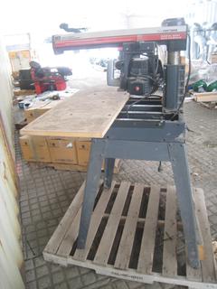 Craftsman Heavy Duty 10" Radial Arm Saw on Stand.
