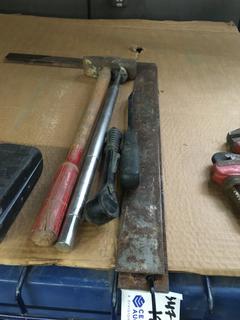 2' Sqaure & Assorted Hand Tools.