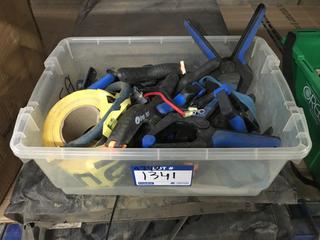 Quantity of Assorted Clamps and Paint Trays.