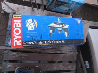 Ryobi Router, Router Table Combo Kit.