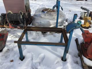 Metal Stand For Welding Machine, 22"x24"x40".