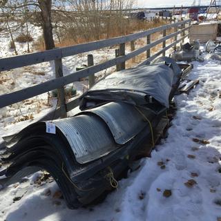 5000 Bushel Temporary Storage c/w Tarp, Hardware.