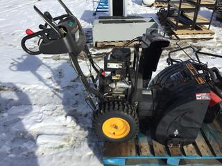 Poulan Pro 24" 6.5 HP Snow Blower, Model J1940 Electric start.