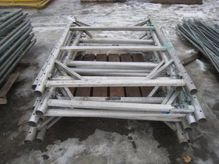 Quantity of Scaffold Panels. Approximately 6'x4'. 