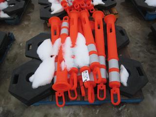 (10) Delineator 45" Traffic Posts.