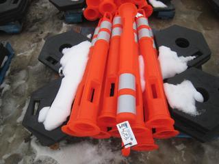 (10) Delineator 45" Traffic Posts.