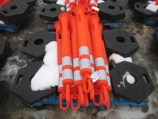 (10) Delineator 45" Traffic Posts.