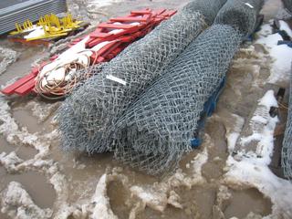 (3) Rolls of Chain Link Fence. Approximately 72" Height.