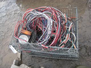 Crate of Scrap Electrical Wire.