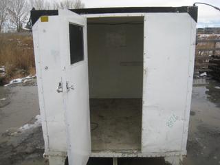 Metal Heli House/Ice Fishing Shack Fits Truck Box. Approximately 72"x70"x60" w/ Lifting Eyes.