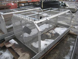 Slide-Out 8 Ft. Truck Box Insert w/ Cage. Approximately 48"x97".