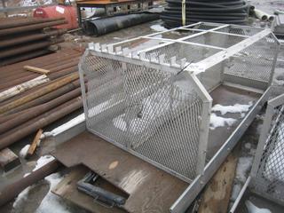 Slide-Out 8 Ft. Truck Box Insert w/ Cage. Approximately 48"x97".