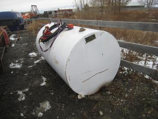 Storage Tank. Approximately 7'x4' Diameter. 2273 Litres.