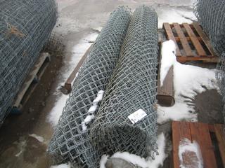 (2) Rolls of Chain Link Fence. Approximately 96" Height.