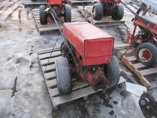 Walk Behind Tractor w/ Shaft Drive Front. Gas Powered.