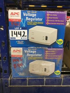 (2) APC Line - R  Voltage Regulators.