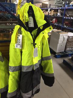 Hi-Vis Gerber Outerwear 2-In-1 Work Jacket, Size 3XL.