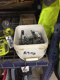 Quantity of Floor/Trailer Latches & Hitch Pins With Clips.