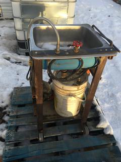 Portable Wash Sink.