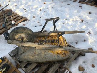 Metal Wheelbarrow.