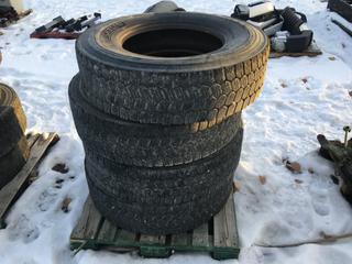 (4) Michelin XDS2 Radial X11R22.5 Tires.